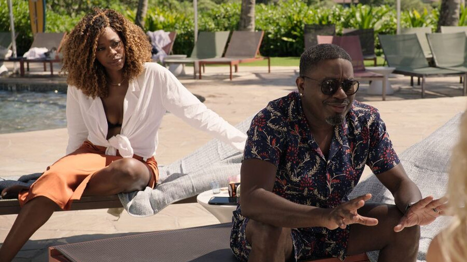 Yvonne Orji en Lil Rel Howery in Vacation Friends 2