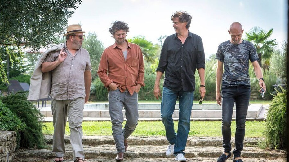 Wim Opbrouck, Kasper van Kooten, Leopold Witte en Wilfried de Jong in Ventoux