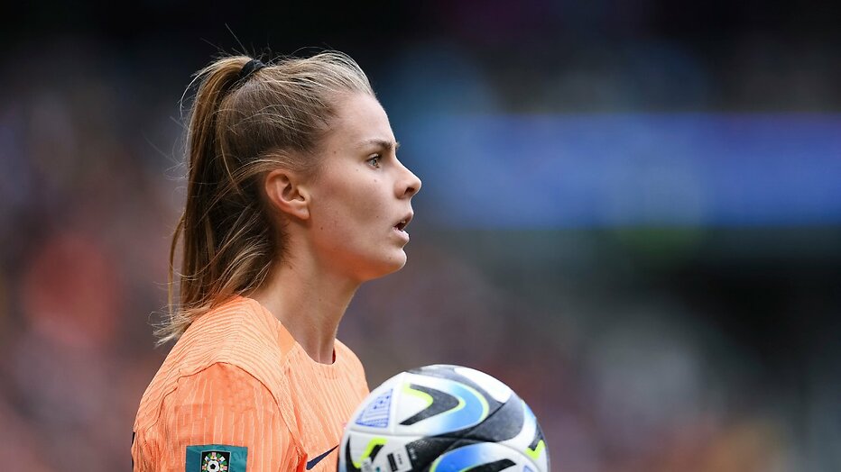 Victoria Pelova voor Nederlands Elftal