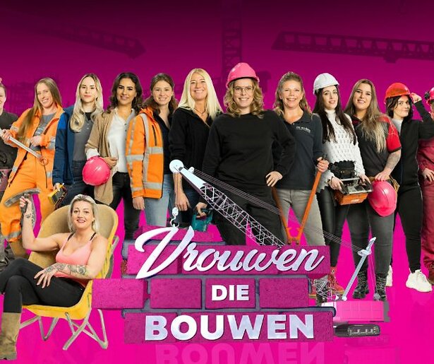 Dames moeten aan de bak in NPO3-show Vrouwen Die Bouwen