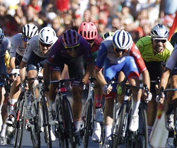 Laatste sprint in Vuelta