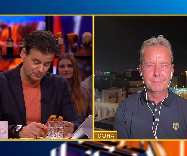 VI-heren gaan stuk om verslaggever met rood hoofd