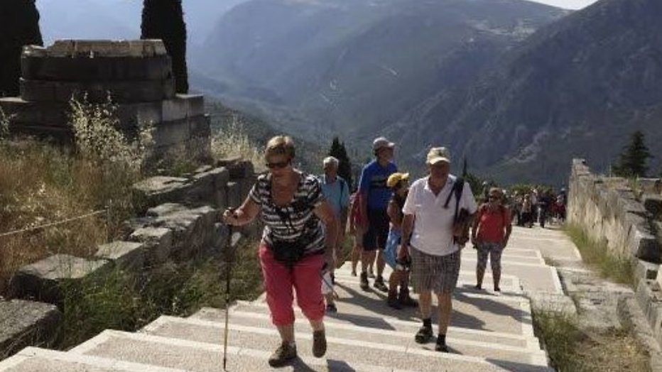 We Zijn Er Bijna-vakantiegangers bijna in Athene