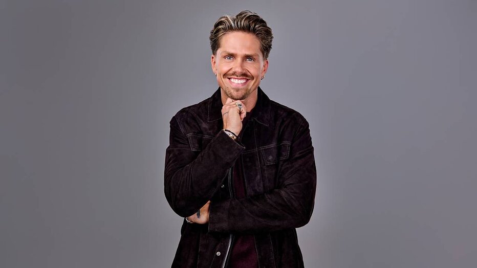 Persfoto André Hazes voor nieuwe realityserie.