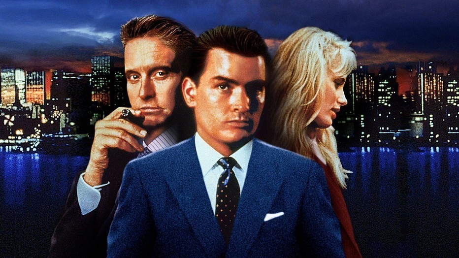 Martin Sheen, Charlie Sheen en Daryl Hannah in Wall Street