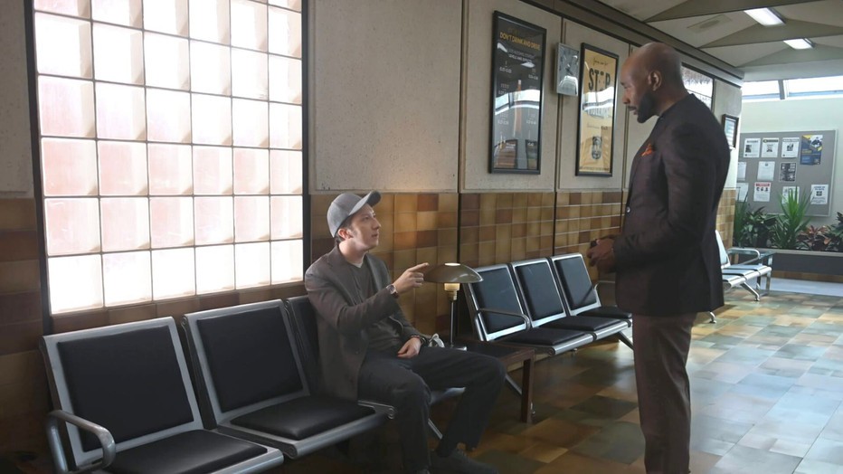 David Thompson en Morris Chestnut in Watson