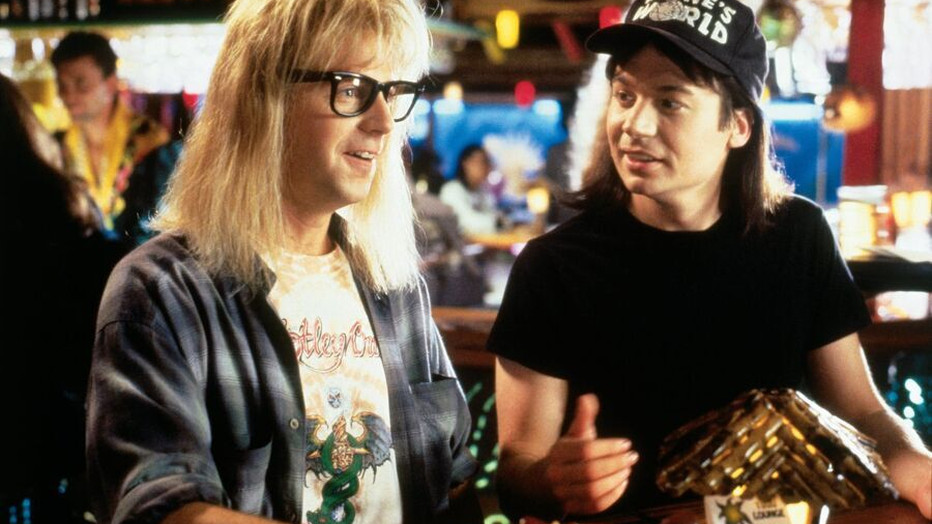 Mike Myers en Dana Carvey in Wayne's World