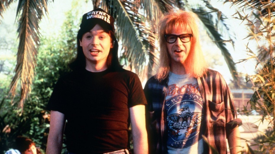 Mike Myers en Dana Carvey in Wayne's World Mike Myers en Dana Carvey in Wayne's World