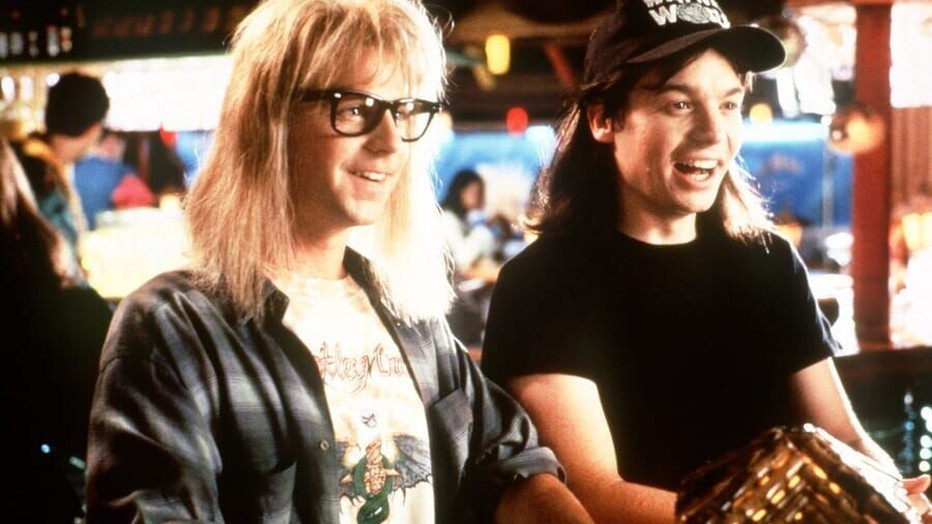 Mike Myers en Dana Carvey in Wayne's World