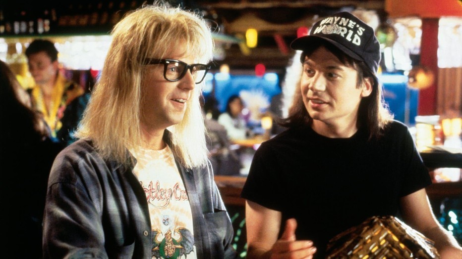 Mike Myers en Dana Carvey in Wayne's World