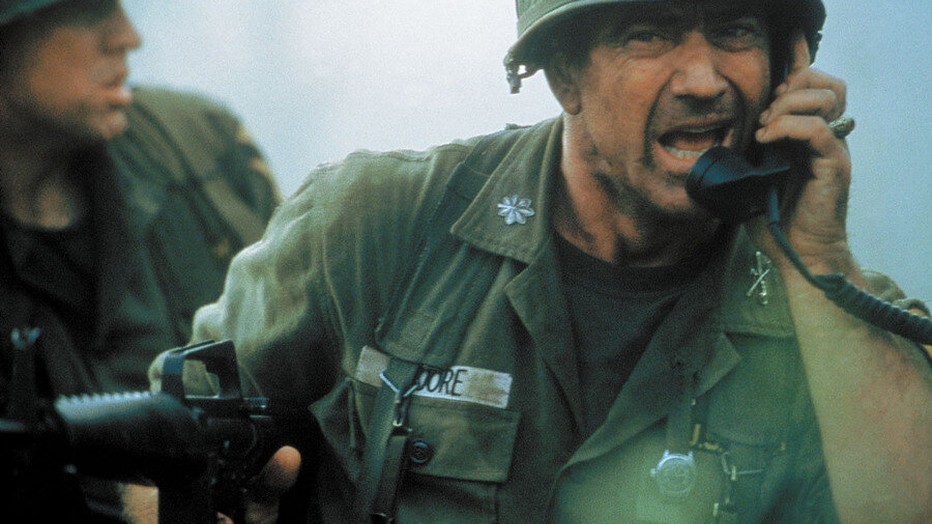 Mel Gibson als luitenant kolonel Hal Moore in We Were Soldiers