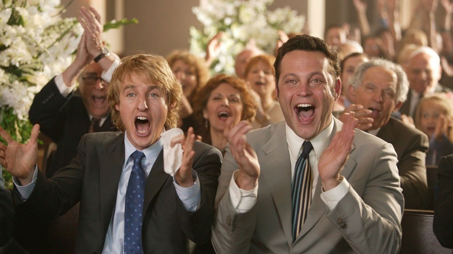 Owen Wilson als John Beckwith en Vince Vaughn als Jeremy Grey in Wedding Crashers Owen Wilson als John Beckwith en Vince Vaughn als Jeremy Grey in Wedding Crashers