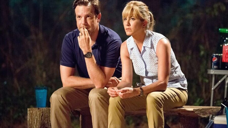 Jason Sudeikis en Jennifer Aniston in We're the Millers