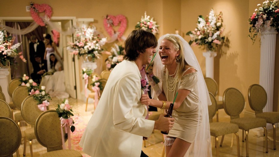 Cameron Diaz en Ashton Kutcher in What Happens in Vegas