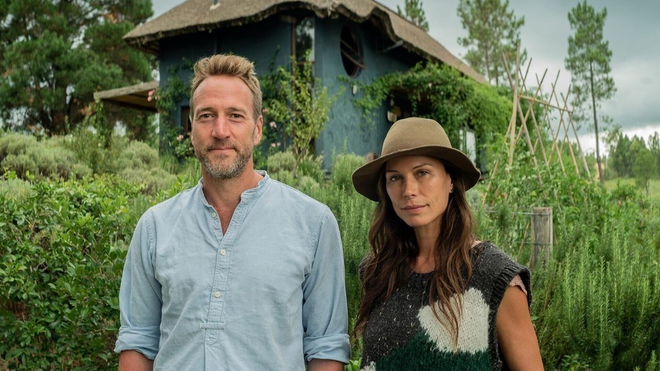 Ben Fogle met Rhona Mitra Ben Fogle met Rhona Mitra