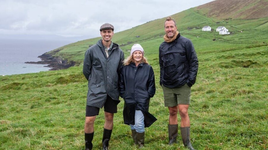 Ben Fogle met Dan en Emily Ben Fogle met Dan en Emily