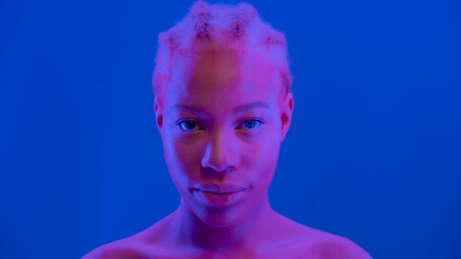 Latifa Mwazi in White Berry