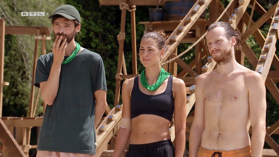 Willem Voogd, Ilse Paulis en Guido Spek in Expeditie Robinson 2023