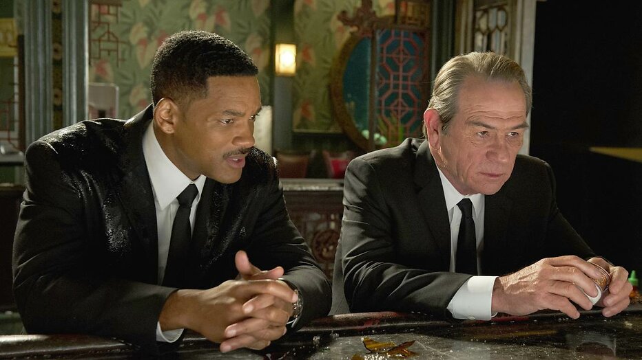 Will Smith en Tommy Lee Jones in Men in Black 3