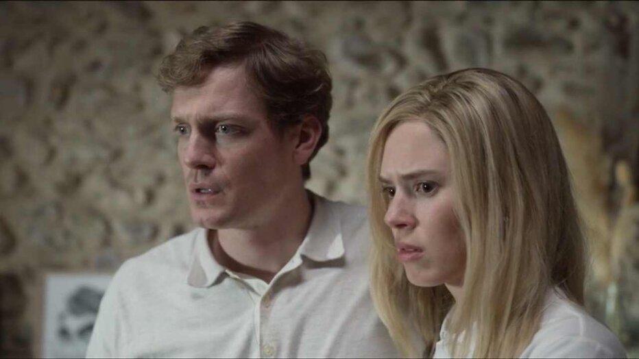 Martijn Lakemeier en Delfina Chaves in de serie Máxima