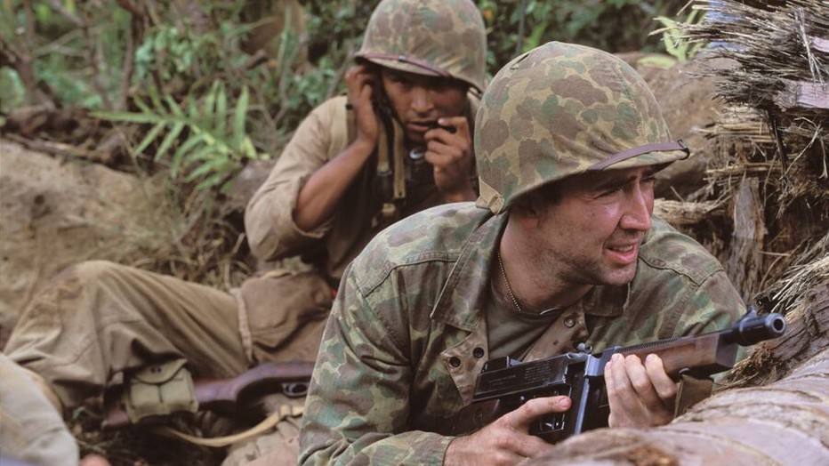 Nicholas Cage en Adam Beach in Windtalkers