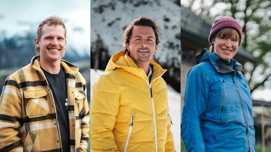 Jorik, Mike en Judith uit Winter Vol Liefde seizoen 2