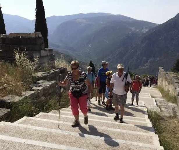 We Zijn Er Bijna-vakantiegangers bijna in Athene