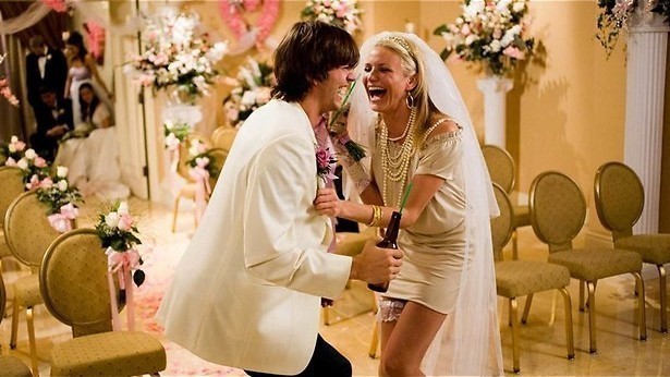 Cameron Diaz trouwt met Ashton Kutcher