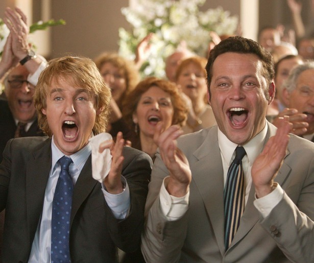 Owen Wilson en Vince Vaughn rommelen met bruidsmeisjes in Wedding Crashers