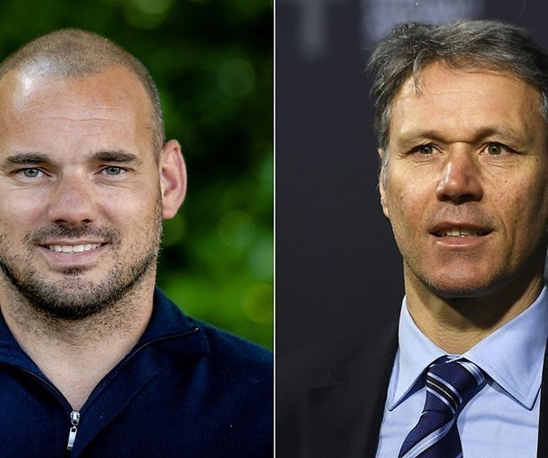 Wesley Sneijder en Marco van Basten analyseren EK bij NOS
