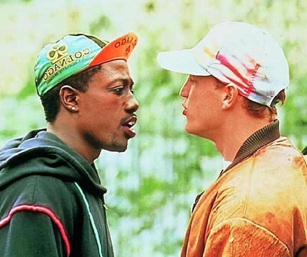 Wesley Snipes en Woody Harrelson zetten alles op het spel in White Men Can't Jump