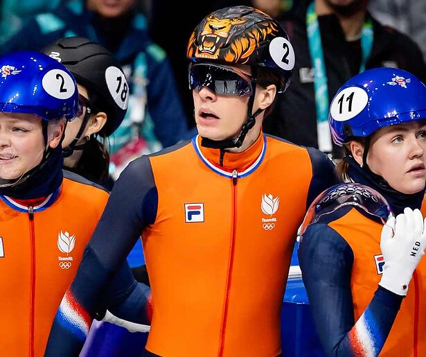 Jens van 't Wout en Xandra Velzeboer willen revanche op de gemengde aflossing tijdens het wk shorttrack
