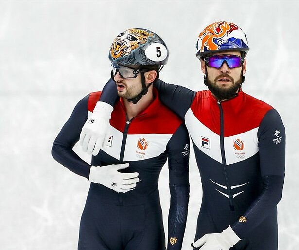 De laatste rondjes op het WK Shorttrack