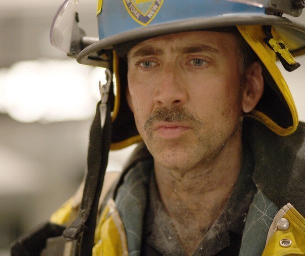 Nicolas Cage onder het puin van het World Trade Center