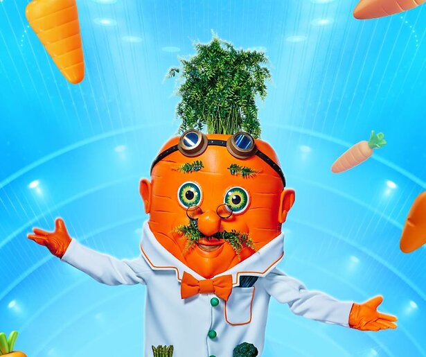 Welke BN'er gaat er schuil in het pak van De Wortel in The Masked Singer 2024?