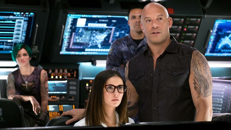 Ruby Rose, Nina Dobrev, Tony Gonzalez & Vin Diesel in xXx: Return of Xander Cage