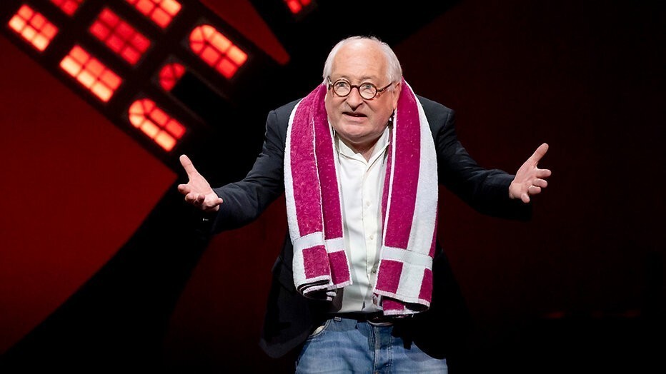 Youp van 't Hek tijdens zijn laatste voorstelling