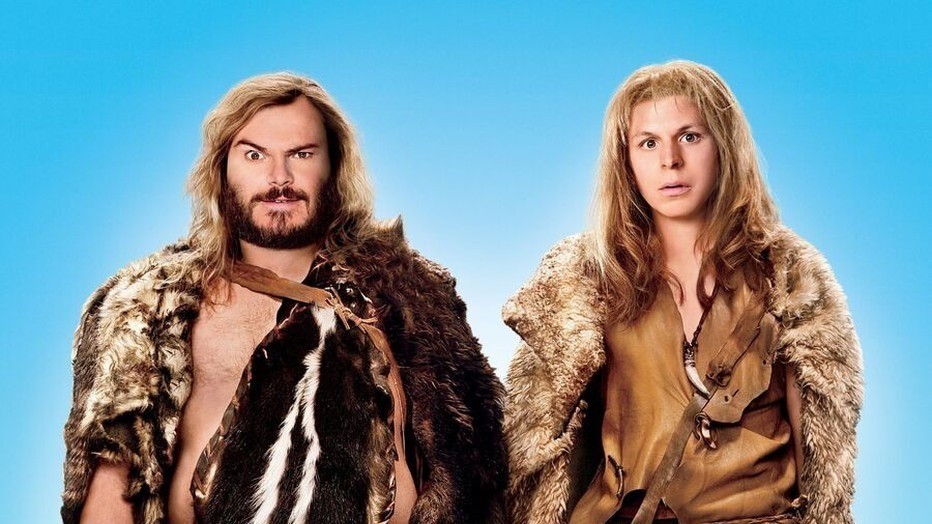 Jack Black en Michael Cera in Year One