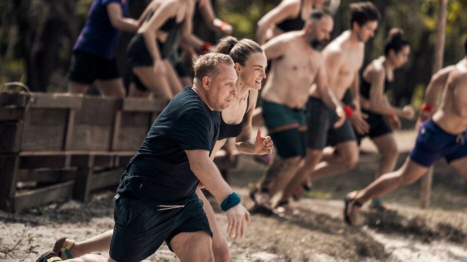 Ymre Stiekema en Billy Dans in Expeditie Robinson Ymre Stiekema en Billy Dans in Expeditie Robinson