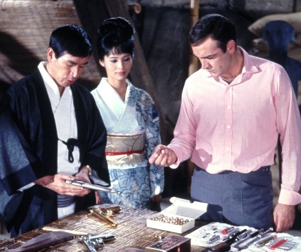 James Bond staat oog in oog met zijn aartsvijand Blofeld in You Only Live Twice