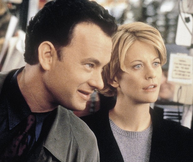 Meg Ryan is aan het internetdaten met Tom Hanks in You've Got Mail