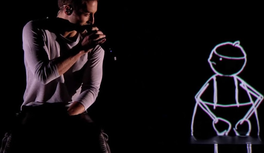 Zweedse winnaar Måns Zelmerlöw presenteert Songfestival