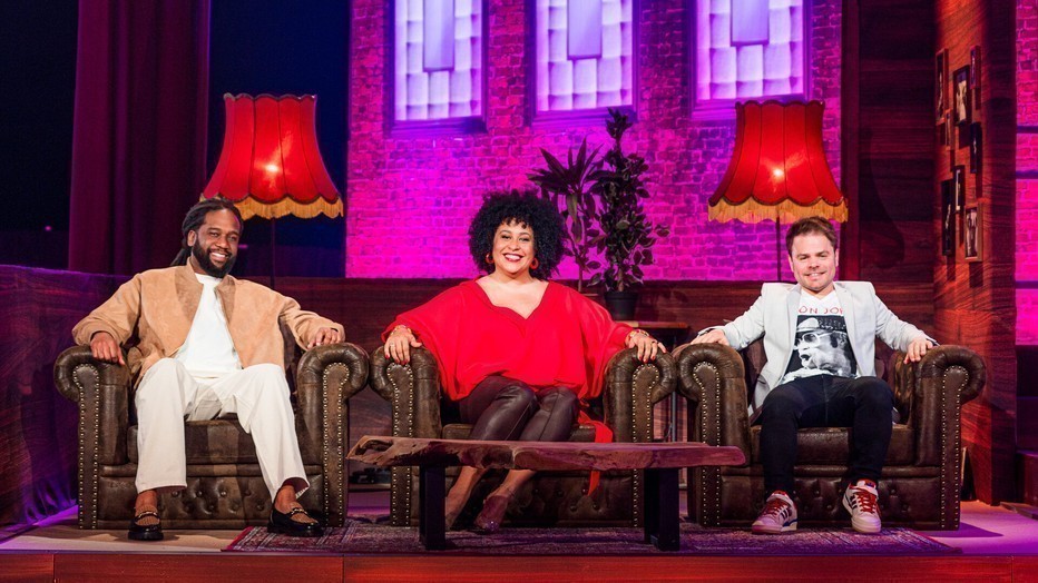 Glen Faria, Tania Kross en Roel van Velzen voor Zing! Glen Faria, Tania Kross en Roel van Velzen voor Zing!