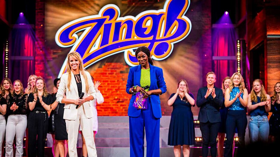 Anne-Mar Zwart en Giovanca Ostiana in Zing!