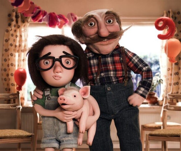 Wat is opa van plan met biggetje Knor?