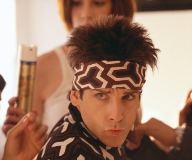 Ben Stiller probeert het te maken als fotomodel in Zoolander