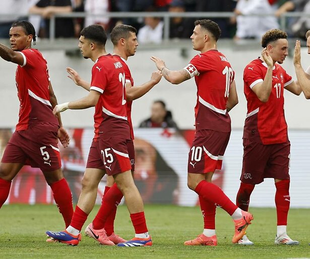 Een belangrijke wedstrijd voor Hongarije en Zwitserland tijdens het EK voetbal